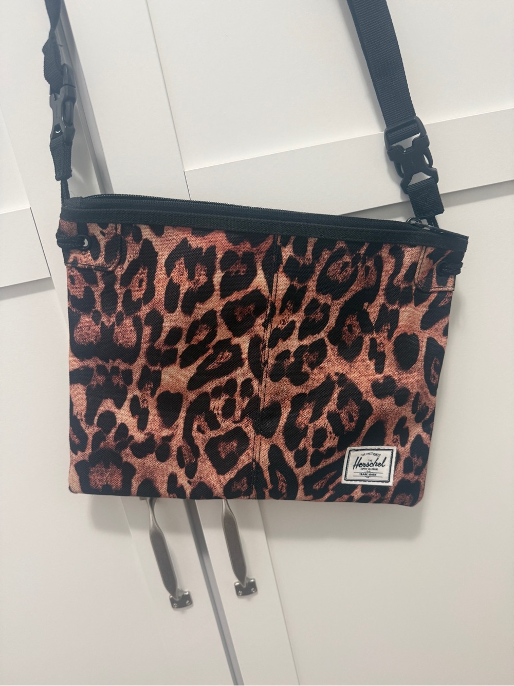 Herschel Supply Co. Leopard Print Alder Crossbody Bag